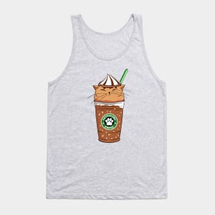 Cat and cappuccino Tank Top